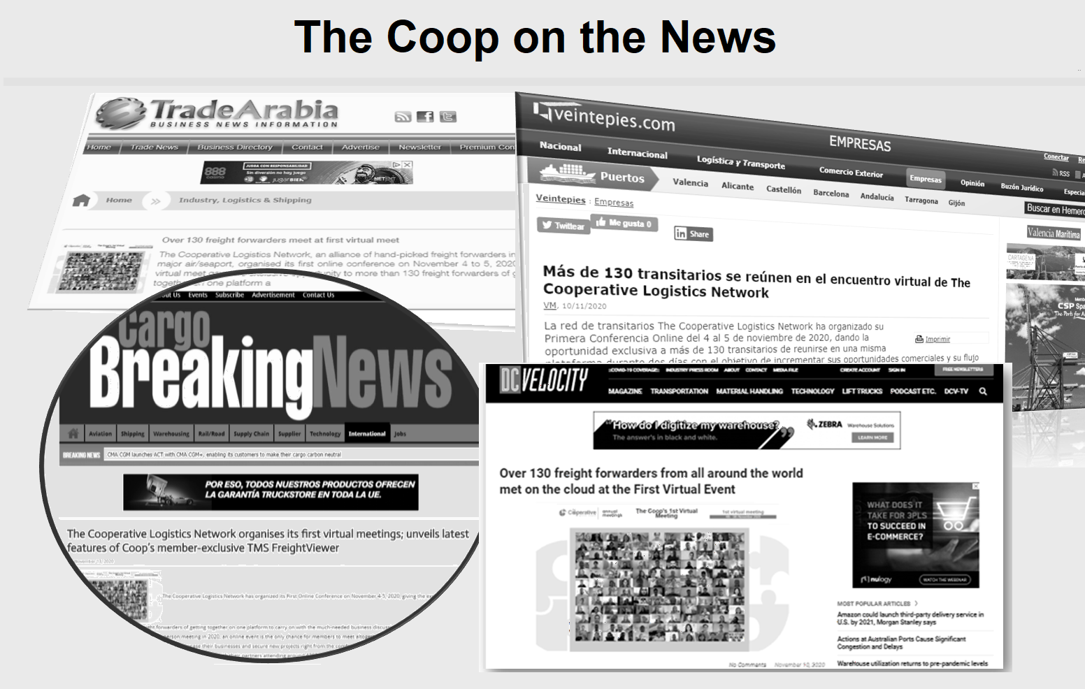 The Cooperative Logistics Network’s 1st Virtual Meeting gets covered by important logistics website freight agents network