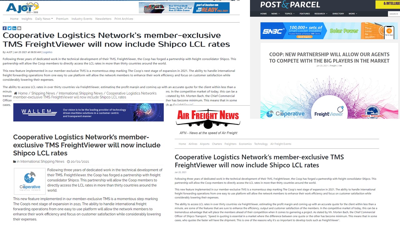 THE COOp in the news_Shipco LCL rates_digital freigt forwarder 