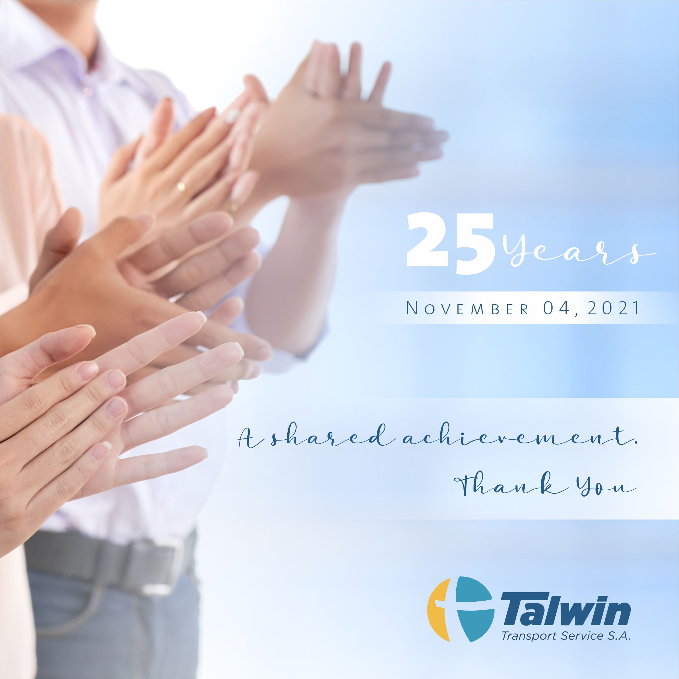 25th Anniversary of Talwin Transport-independent freight forwarders