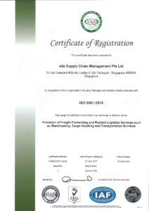 E2E Supply Chain Management -logistics company in Singapore