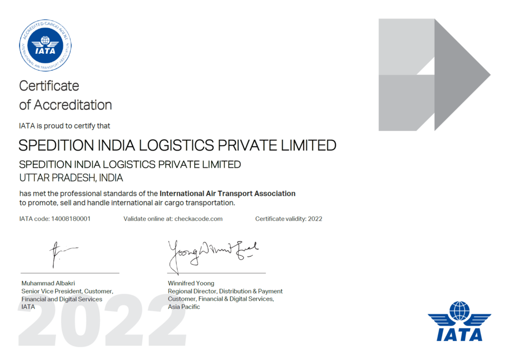 Spedition India Logistics- independent freight forwarder