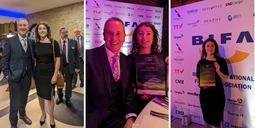 BIFA Freight Service Award Neon Freight- BIFA Freight Service Award