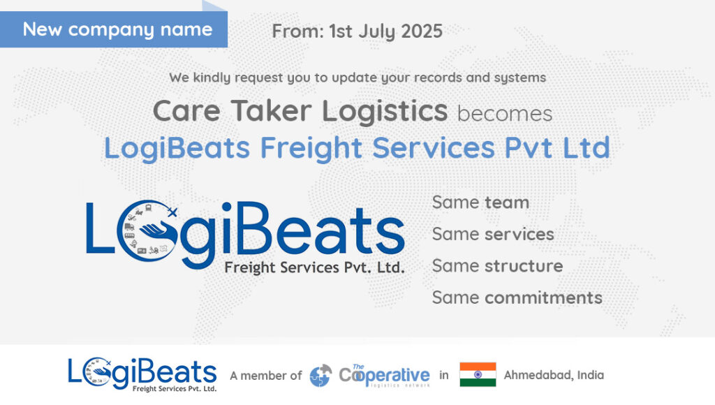  Logo of LogiBeats Freight Services Pvt Ltd, formerly known as Care Taker Logistics in Ahmedabad, India